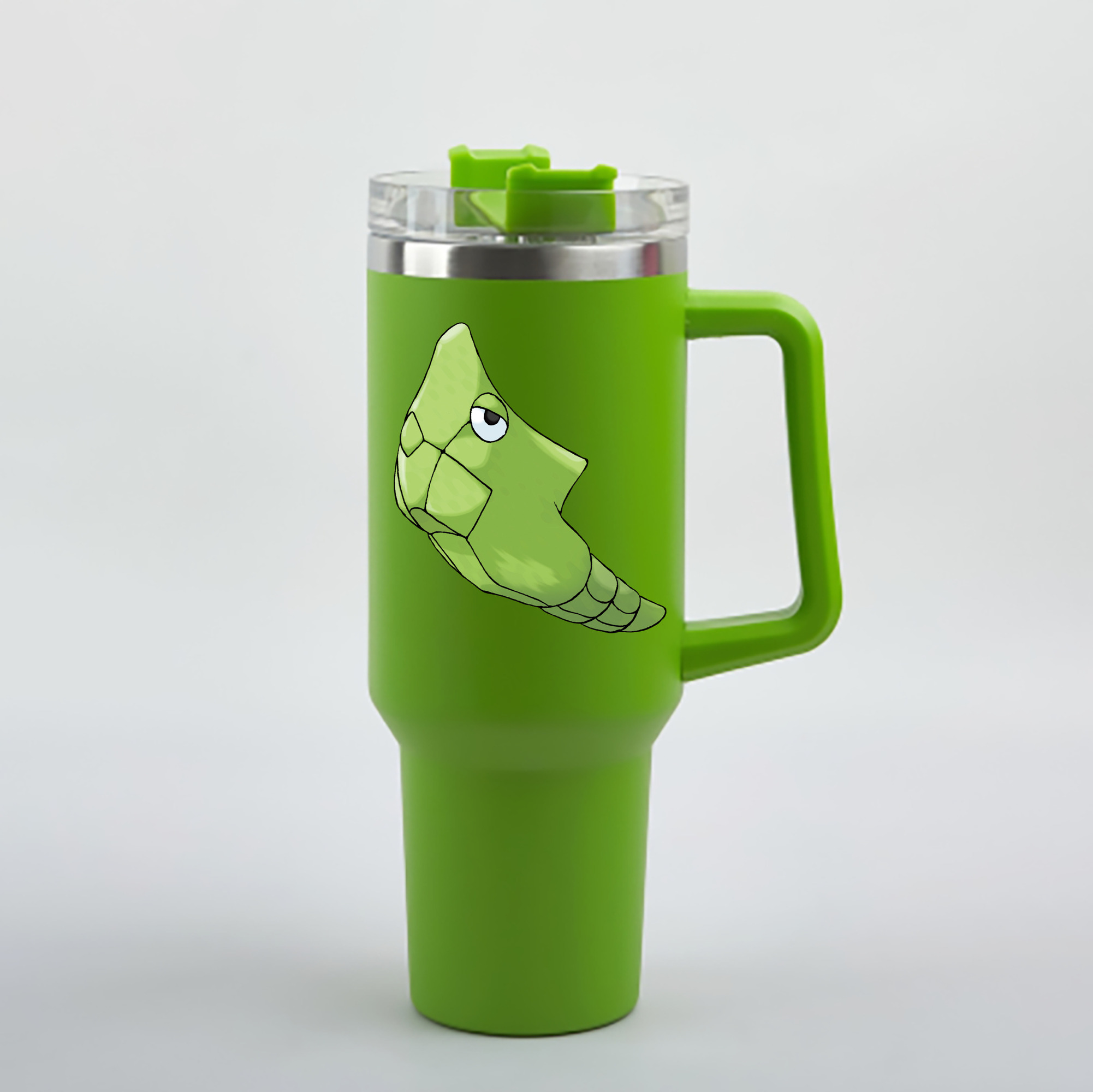 （画像用） ポケットモンスター Pokémon 1200mL車用タンブラー - クリスタルステッカー（プラスチックストロー付き）